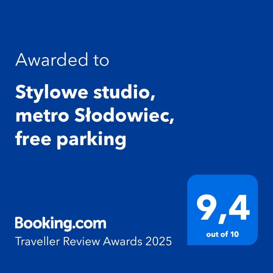 Stylowe Studio Krzemieniecka, Metro Slodowiec, Free Parking By Cosmo Spirit Варшава Екстер'єр фото